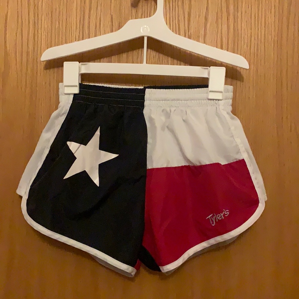 Texas flag athletic shorts size S